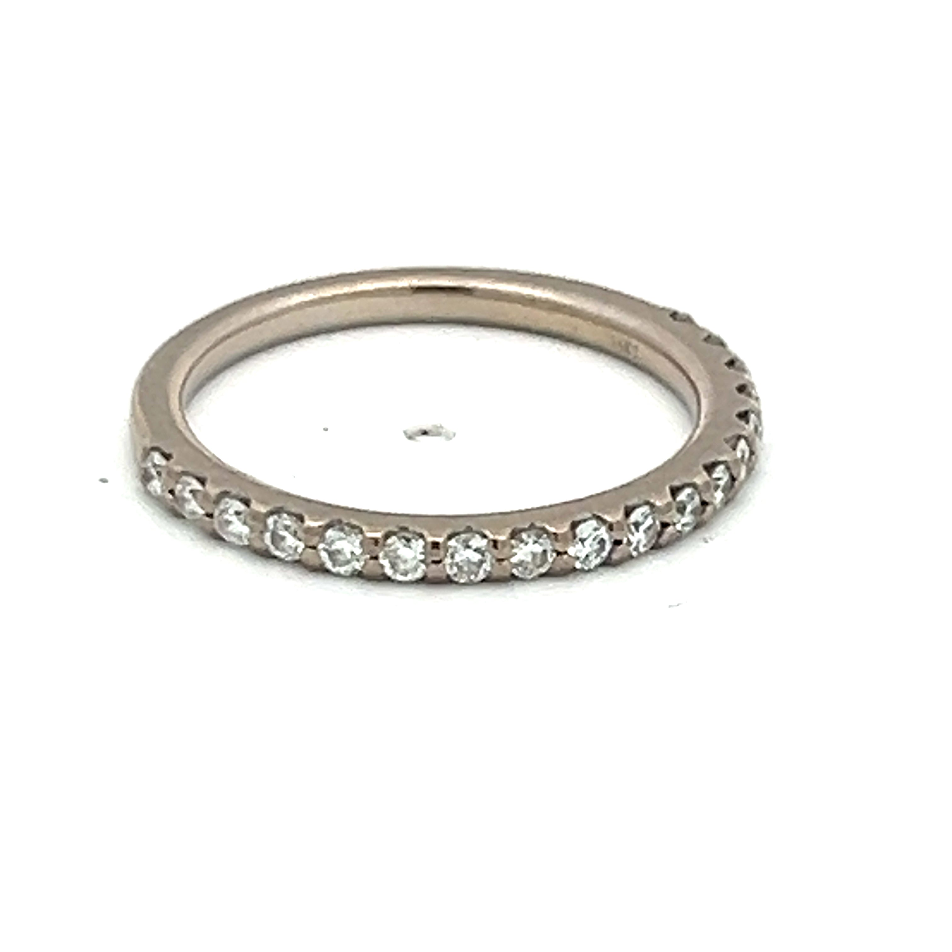 0.36 Carat Round Brilliant H VS1 Diamond Engagement Ring - 14K White Gold Wedding Band for Women - Perfect for Proposals, Anniversaries & Bridal Jewelry