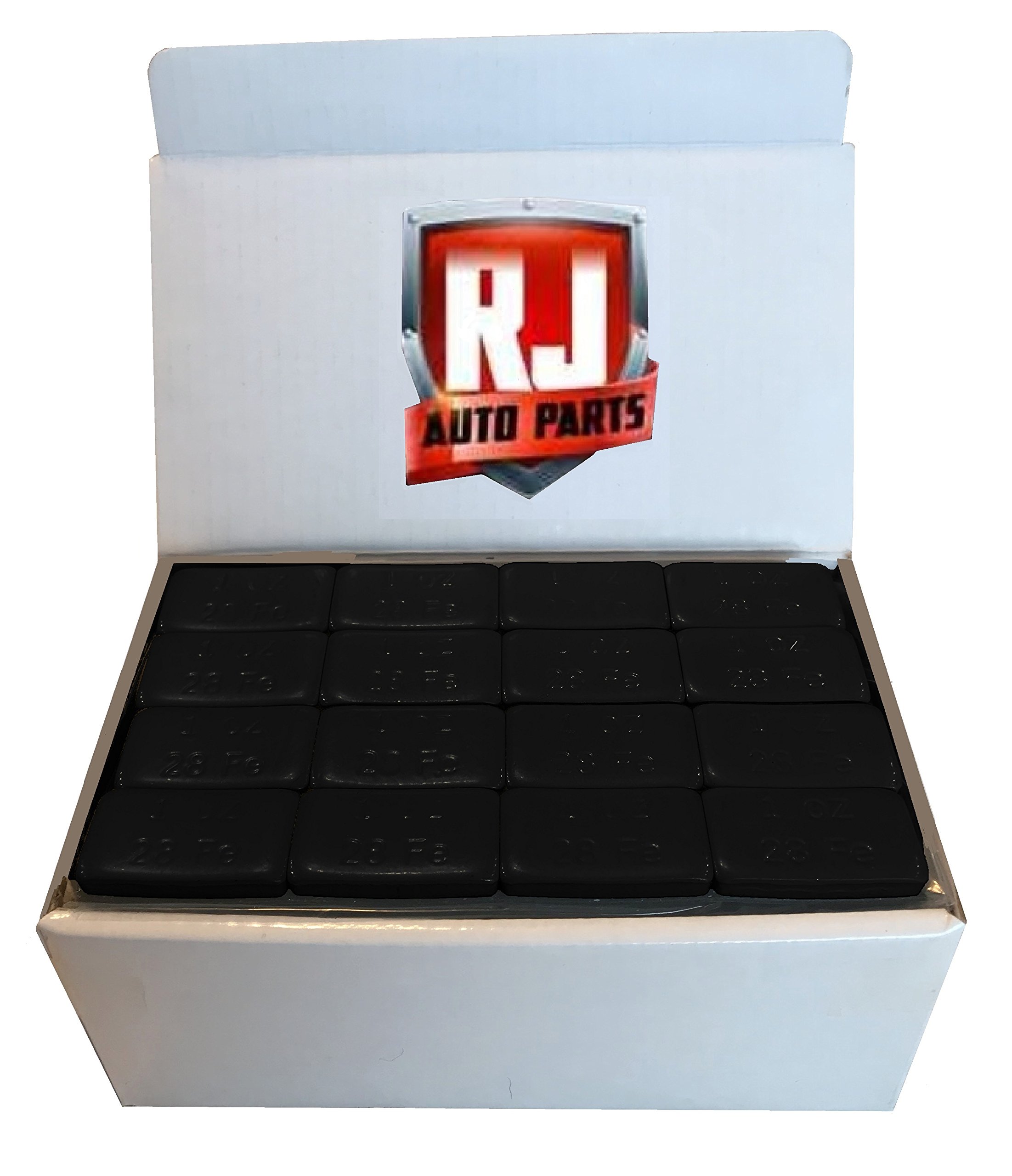 6 Boxes Black 1 oz Stick-on Wheel Weights (864 Pieces, 54 lbs Total) - Perfect for Car, Truck, Motorcycle & ATV Wheel Balancing