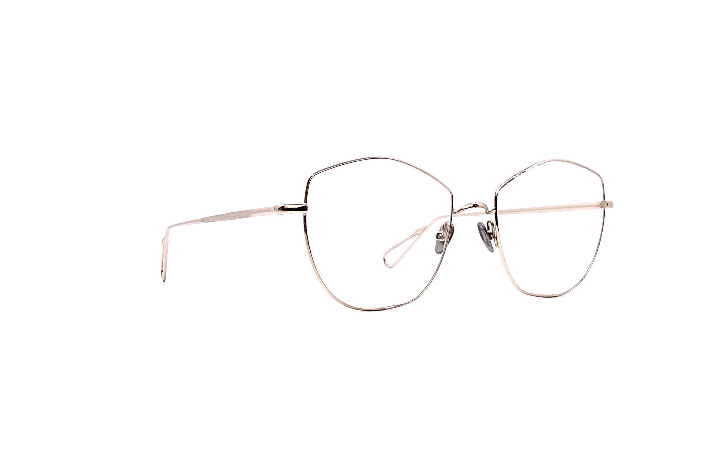 Ahlem La Siene Sunglasses - Grey Gold Frame with UV Protection - Perfect for Outdoor Activities, Travel, and Fashion Accessories