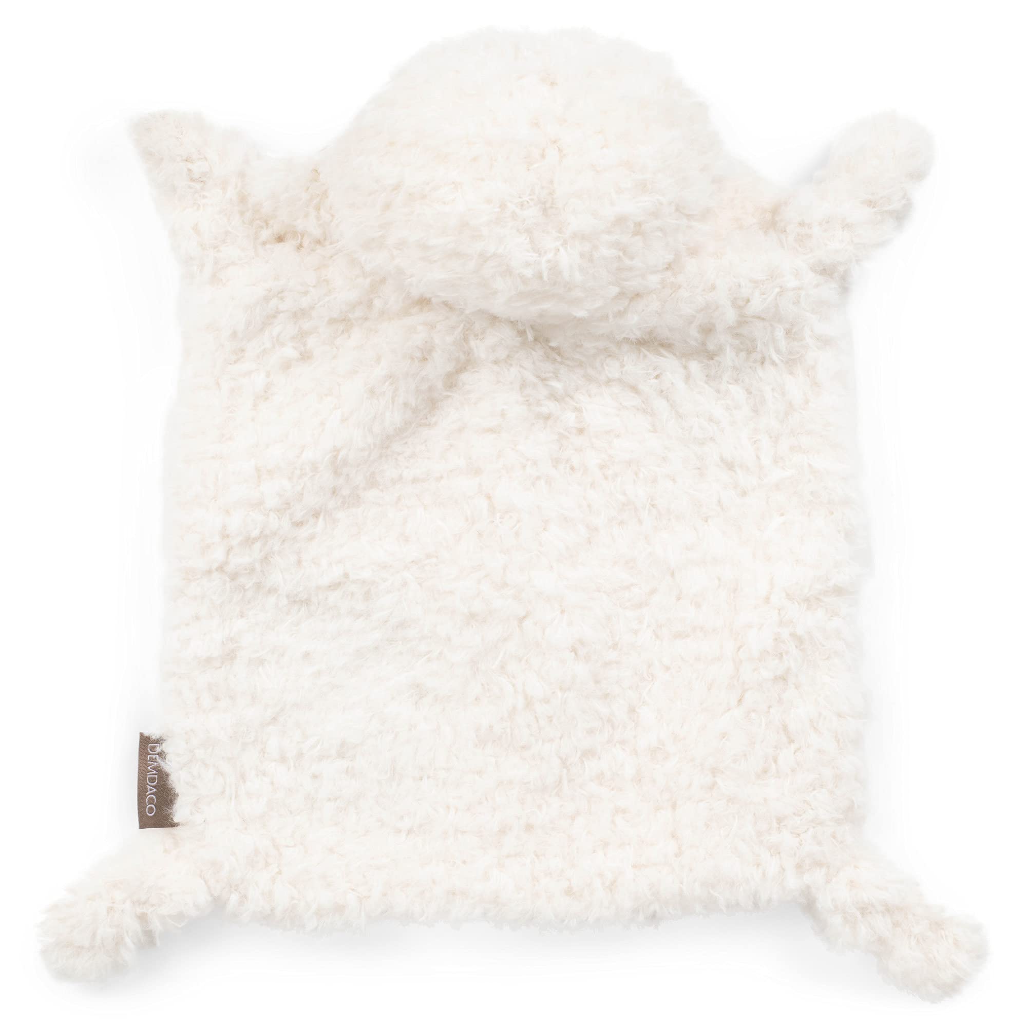 DEMDACO Soft Plush Lamb Stuffed Animal with Prayer Blanket - Cuddly White Fuzzy Toy for Kids, Perfect for Bedtime Comfort, Prayer Time & Nursery Decor