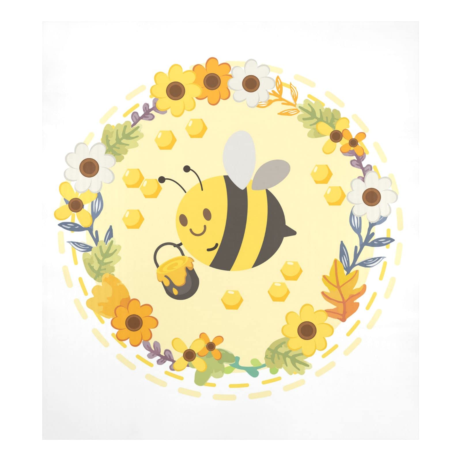 UMIRIKO Bee Sunflower Dishwasher Magnet Cover Decal - Removable Magnetic Dishwasher & Refrigerator Panel Decal - Kitchen Decor for Home, Office, Dorm (20212505) - Perfect for Adding Style to Appliances in Any Room