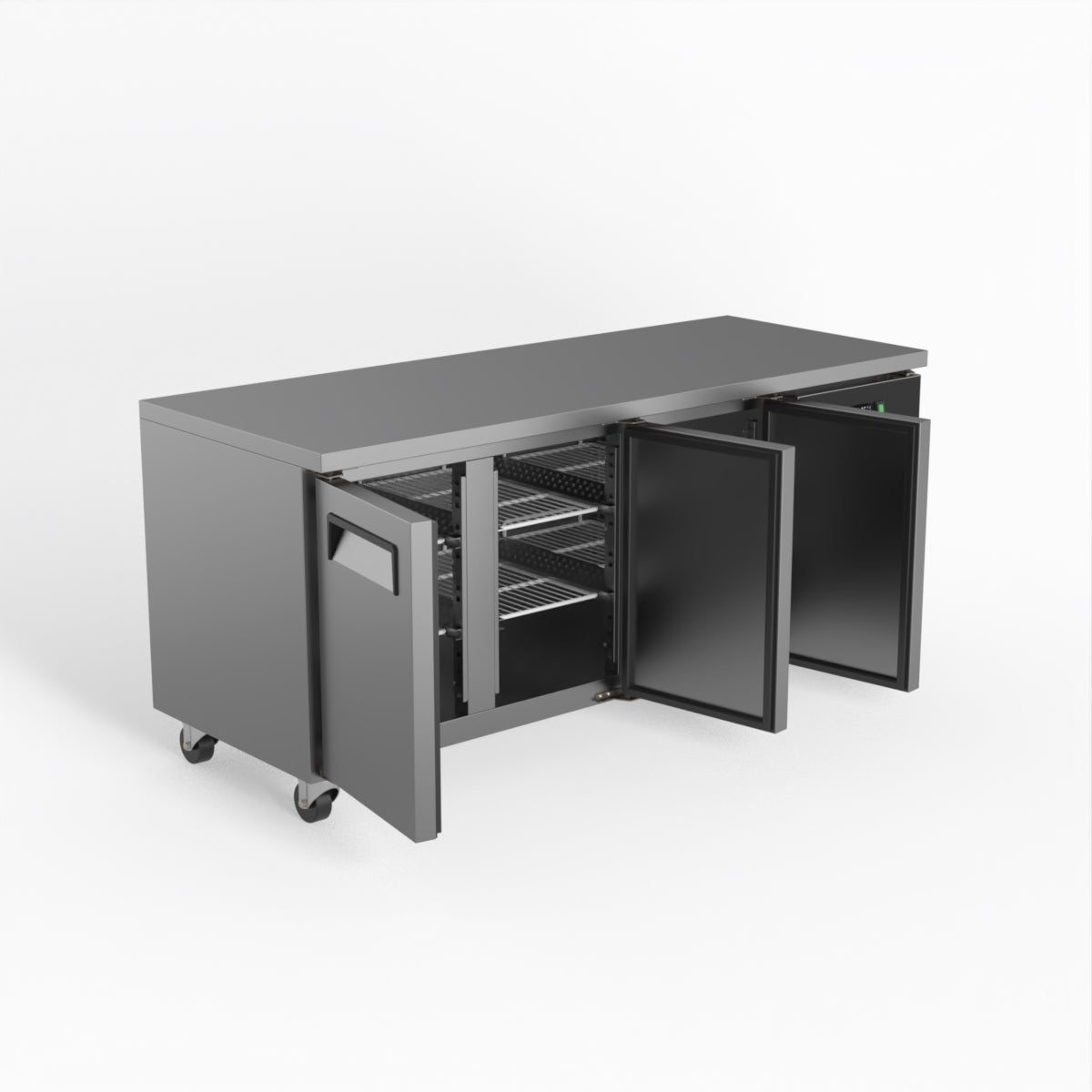 Commercial Refrigerator 700mm Depth - AG Three Door Under Counter Fridge GNX3100TN for Restaurants, Bars & Catering Businesses