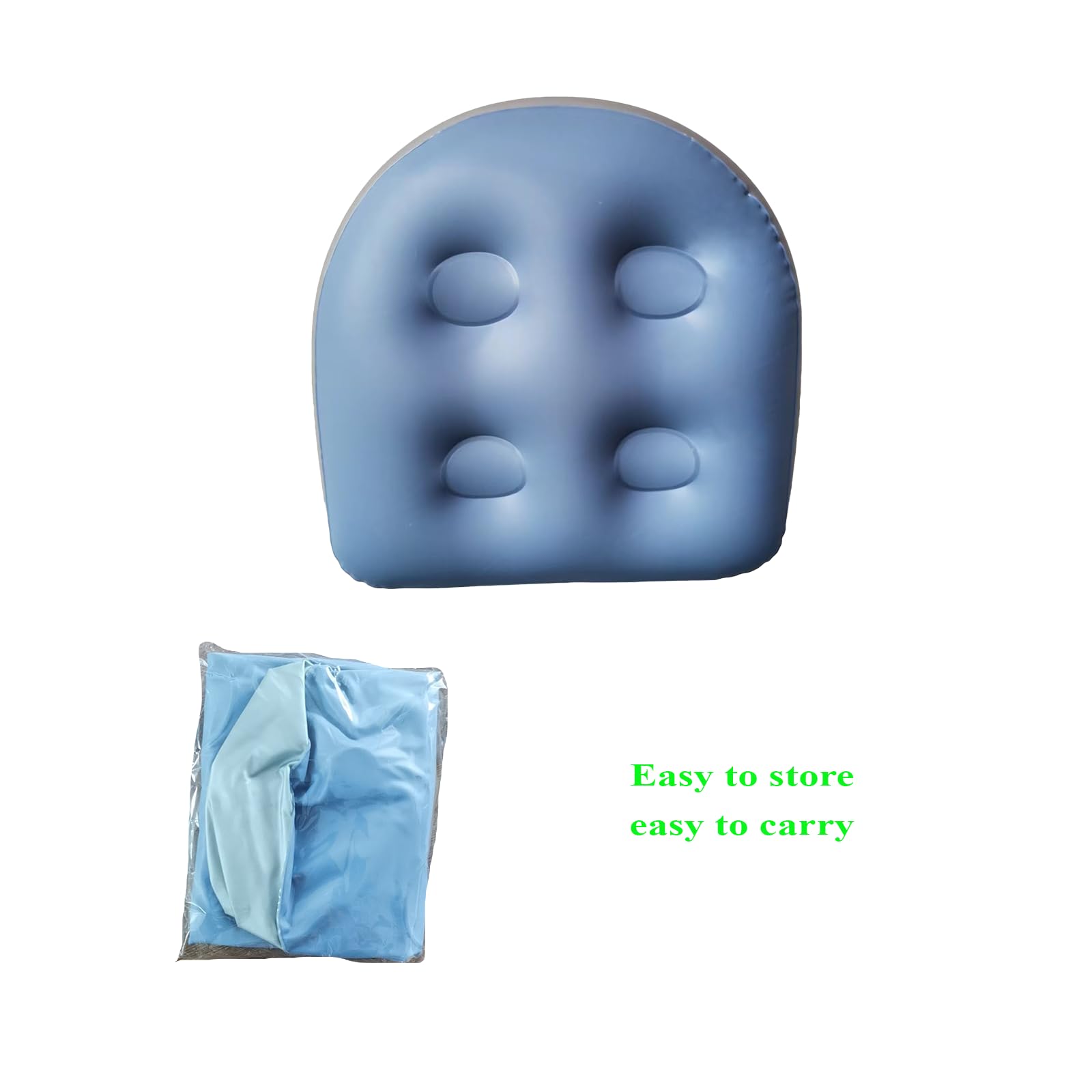 Ultimate Comfort Inflatable Seat Cushion - Lightweight, Waterproof, Durable Air Cushion for Kayaking, Camping, Bleachers | Perfect for Outdoor Adventures, Sports Events & Travel