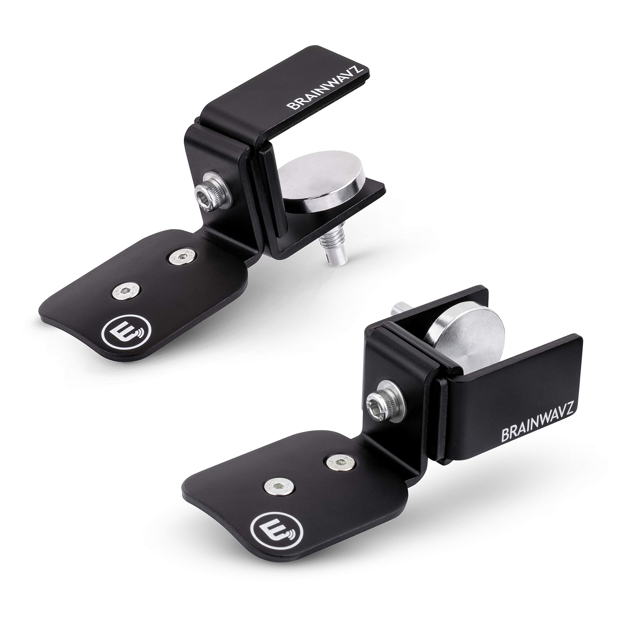 BRAINWAVZ Hengja Premium All-Metal Rotatable Headphone Stand - Adjustable Desk Mount Holder for Gaming Headsets & PC Accessories - Perfect for Home Office, Gaming Setup & Studio Organization