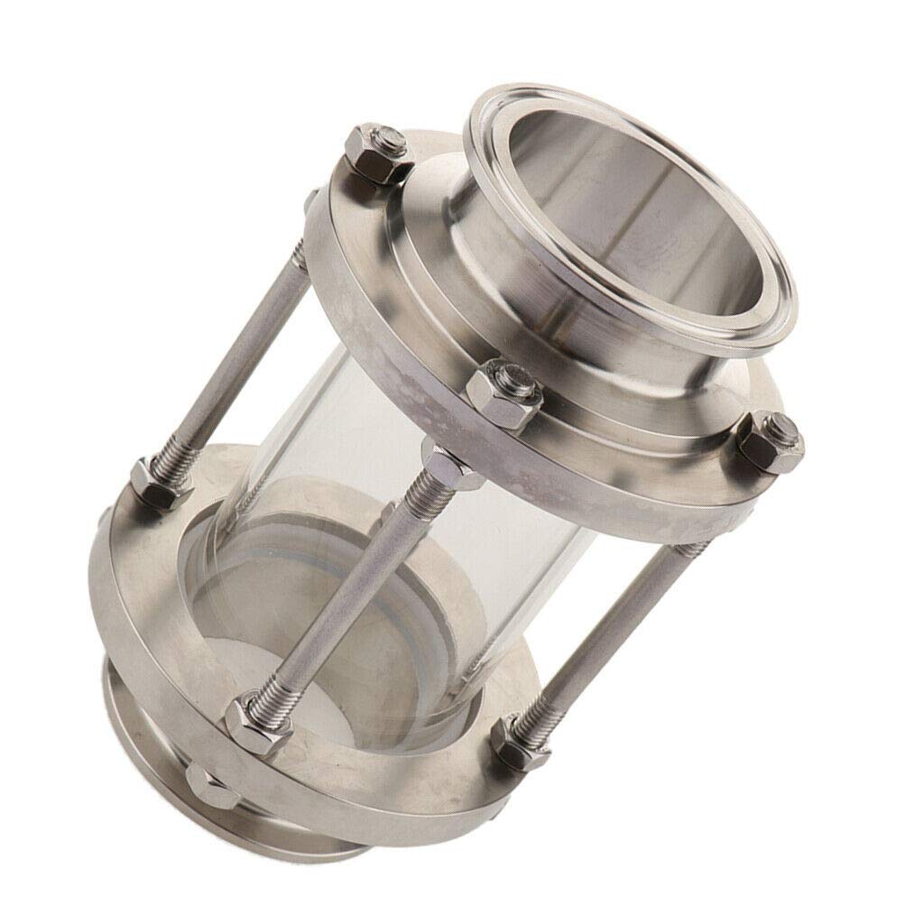 Sanitary Stainless Steel Tri Clamp Sight Glass for Pipe Fittings - 77.5mm (3.05