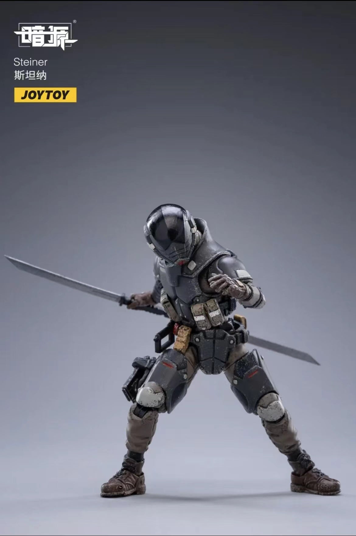 JOYTOY 1/18 Scale Dark Source Action Figure Set (3PCS) - Collectible Military Character Models for Display & Diorama Scenes