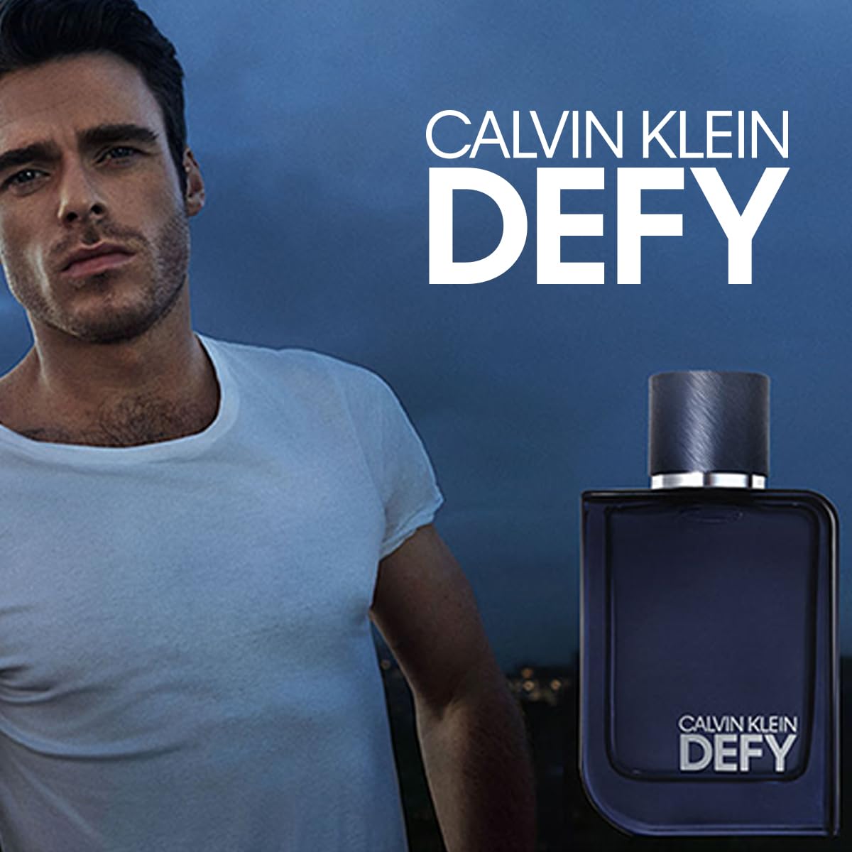 Calvin Klein Defy Parfum for Men - Woody Cologne with Mandarin Oil, Pink Pepper, Ginger & Sandalwood Notes - Long Lasting Luxury Fragrance - Perfect for Date Night, Office & Special Occasions