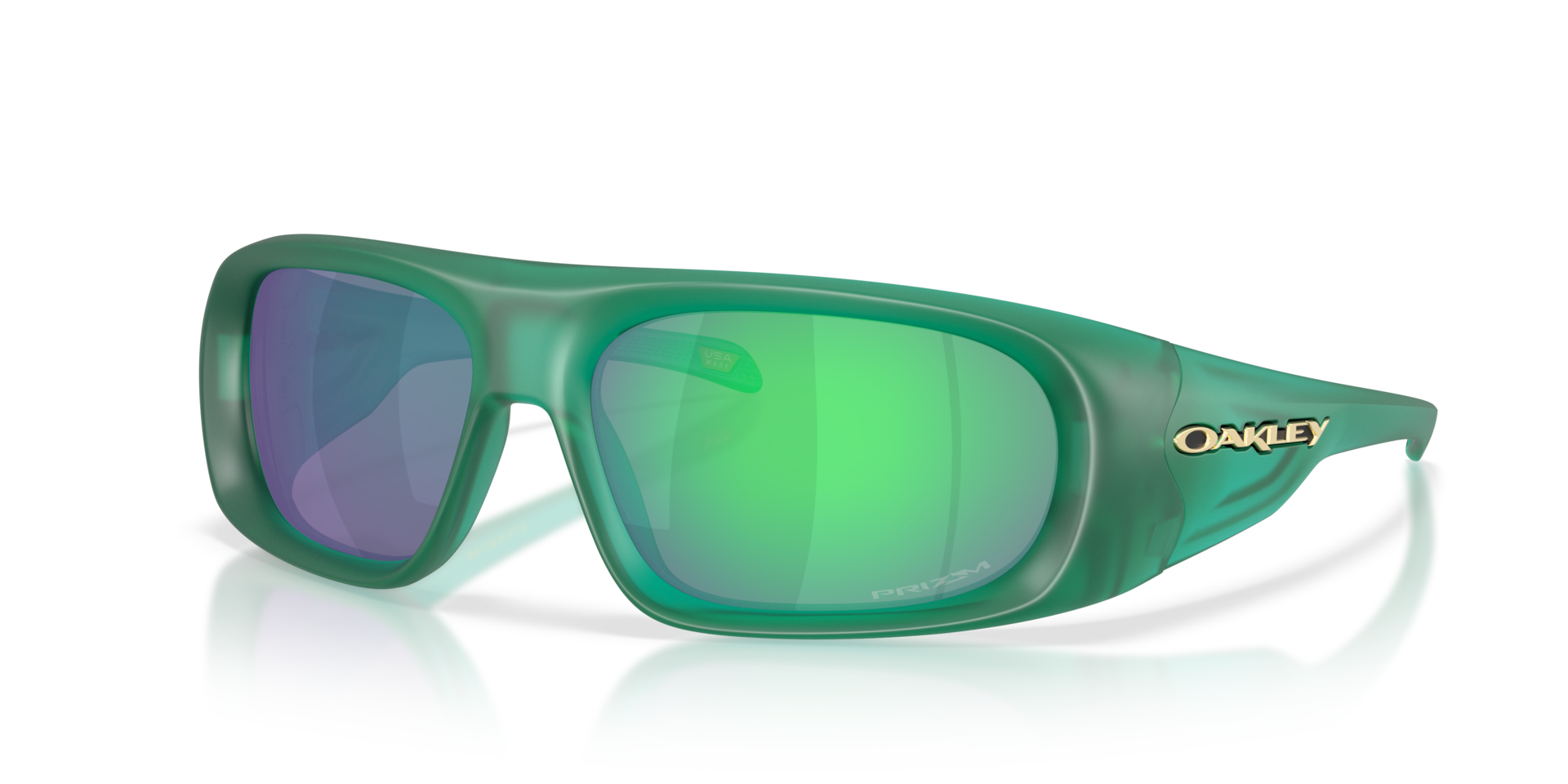 BELLEVILLE Matte Transparent Viridian & Prizm Jade Polarized Sunglasses for Men and Women - UV Protection, Fashionable Outdoor Sports & Driving Shades