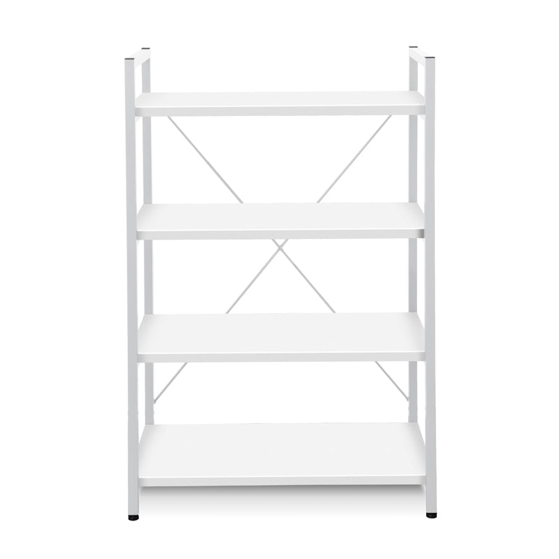 4-Tier Open End Bookcase - Sturdy Wooden Bookshelf for Home, Office & Library - Perfect for Organizing Books, Toys & Decor