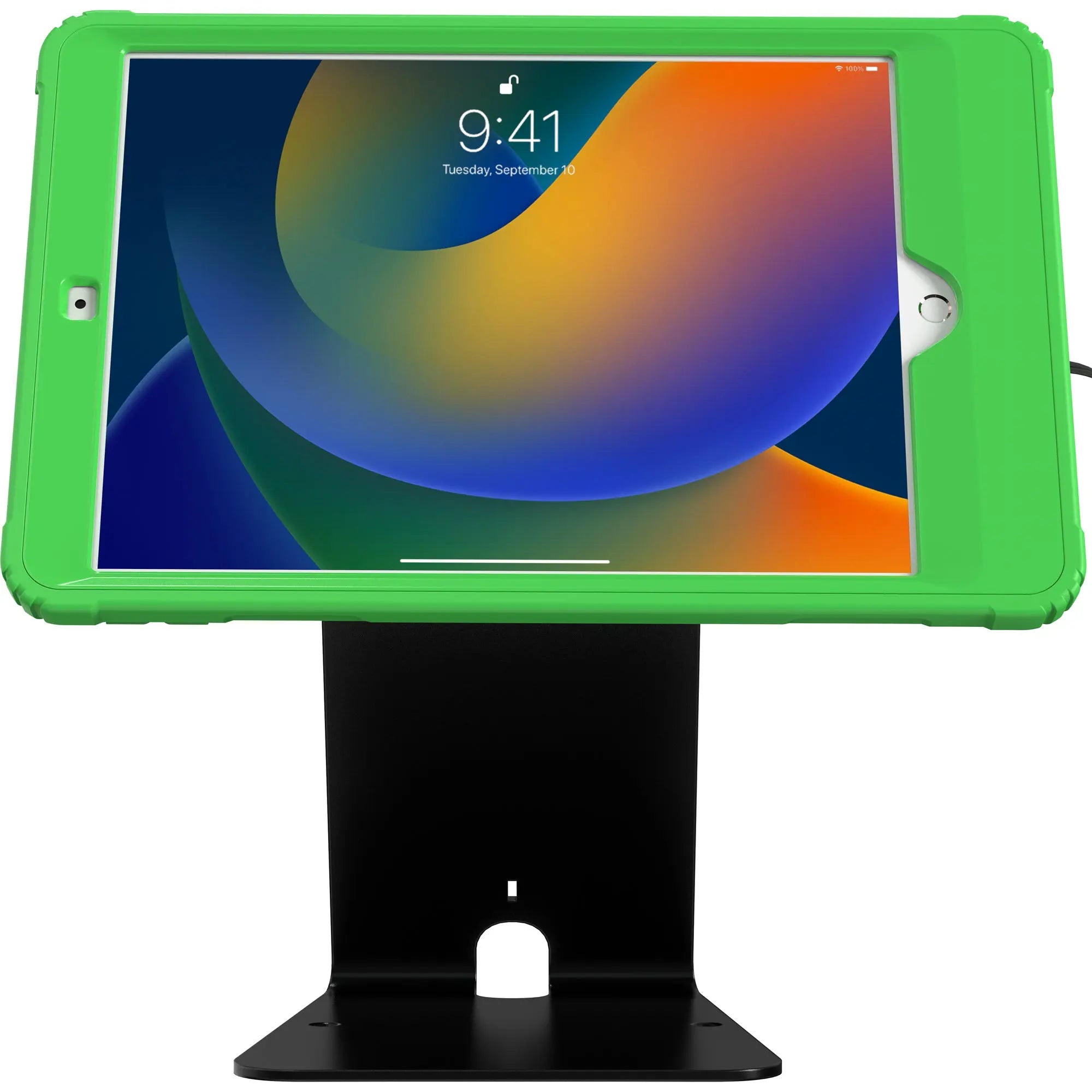 Quick Release Table Kiosk with Wireless Charging - Portable Stand for Retail Stores, Restaurants & Offices - Fast Inductive Charging Station for Phones & Tablets