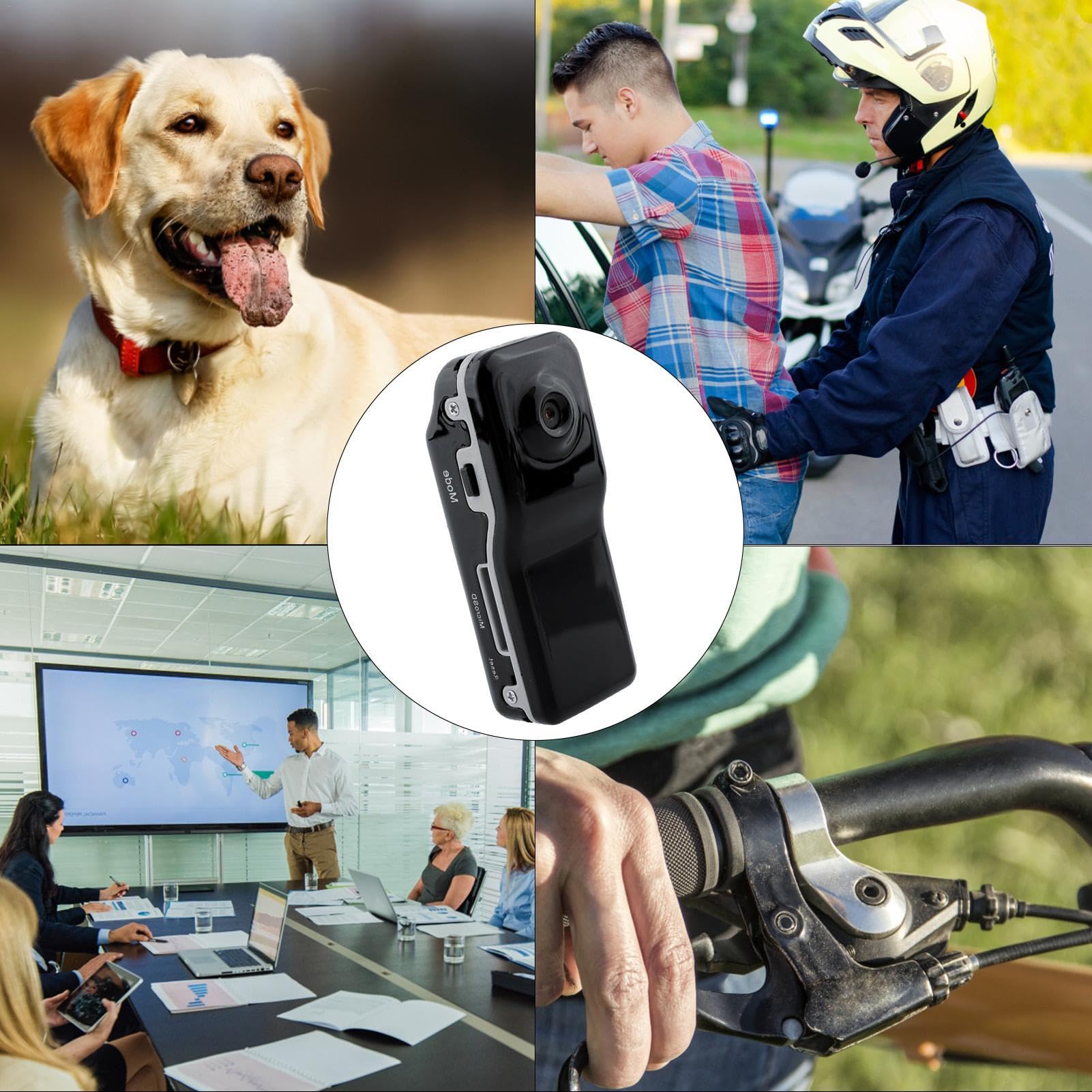 HD Waterproof Sports Camera - MD80 Outdoor Action Cam with 65° Wide-Angle Lens, Compact Underwater Video Camera for Running, Cycling, Surfing & Extreme Sports | Perfect for Adventure Recording & Vlogging