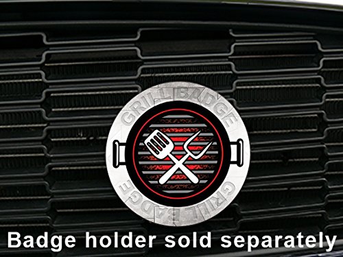 Artistic Reflection Magnetic Grill Badge for Mini Cooper - Chrome Plated Car Accessory for Front Grill Decoration (Perfect for Car Shows, Customization & Personalization)