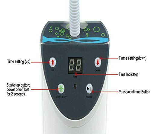 Professional Teeth Whitening Kit with LED Light Accelerator - Fast & Effective Mobile Teeth Bleaching Machine for Brighter Smile - Perfect for Home Use & Travel