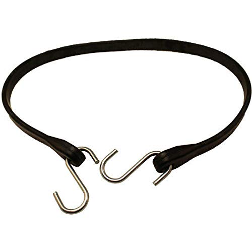 Peerless CC8441 41-Inch Heavy Duty EPDM Rubber Bungee Tarp Straps with Metal Hooks (2-Pack) - Secure Cargo, Boat Covers, Truck Tarps & Outdoor Equipment