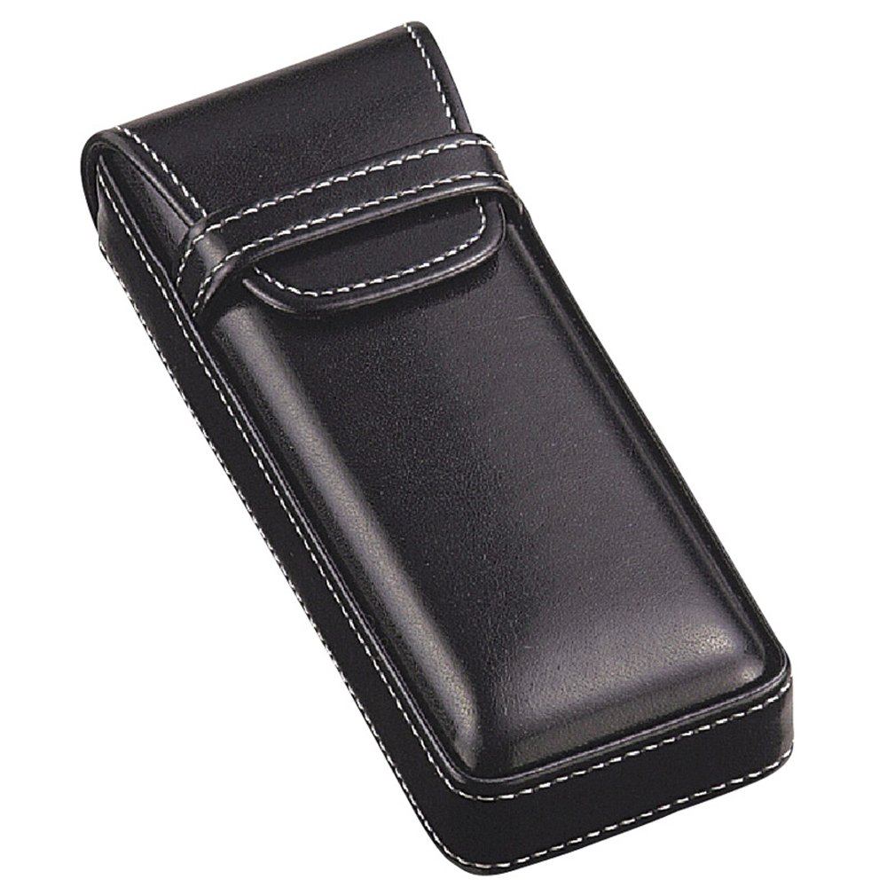 M-world Men's Leather-Tone Glasses Case - Stylish Gentleman's Eyewear Holder for Sunglasses & Reading Glasses | Perfect for Office, Travel & Daily Use