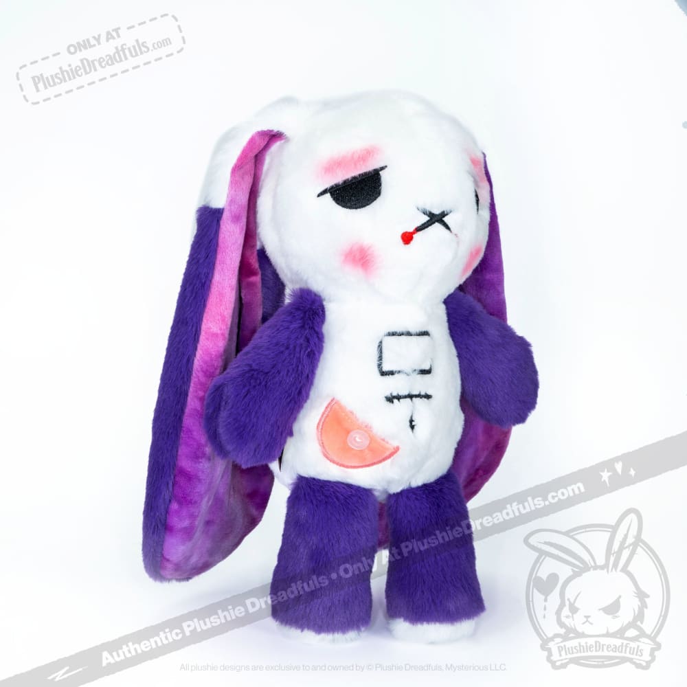 Plushie Dreadfuls Crohn's Disease Awareness Rabbit - Soft Stuffed Animal Toy for Comfort & Support | Perfect Gift for IBD Patients, Medical Students & Healthcare Workers