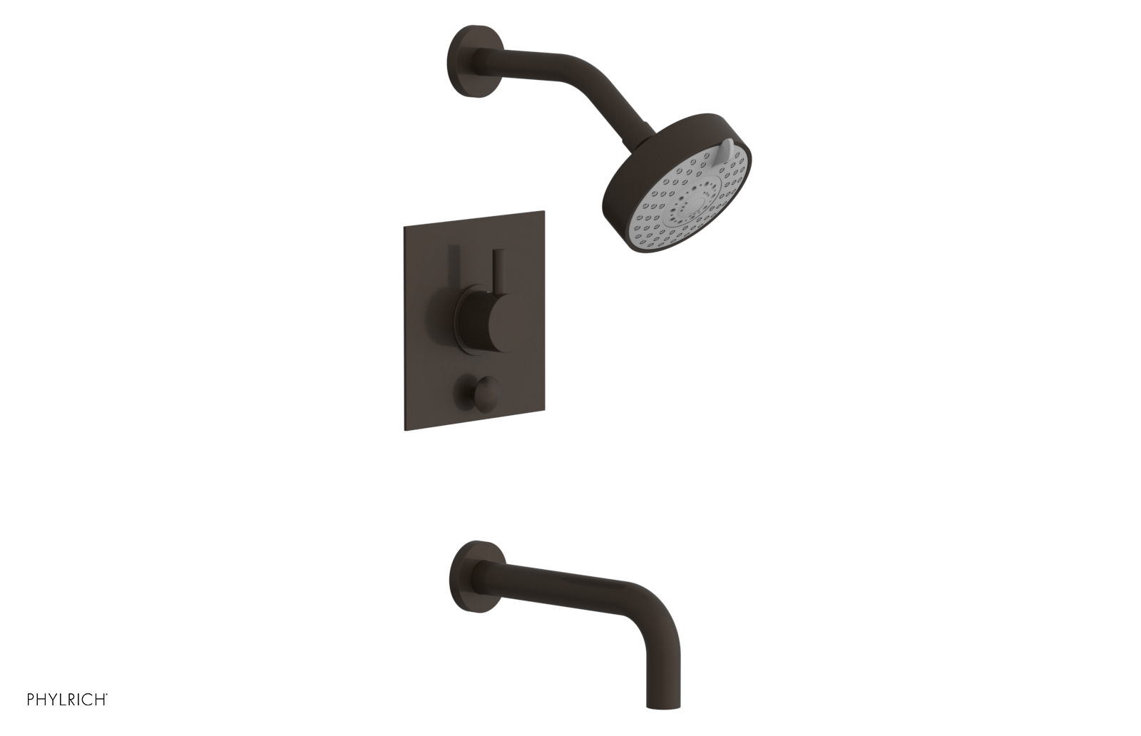 BASIC II Pressure Balance Tub and Shower Faucet Set 230S 29 - Chrome Finish for Bathroom & Shower Installation | Perfect for Modern Home Renovation and Spa-Like Experience