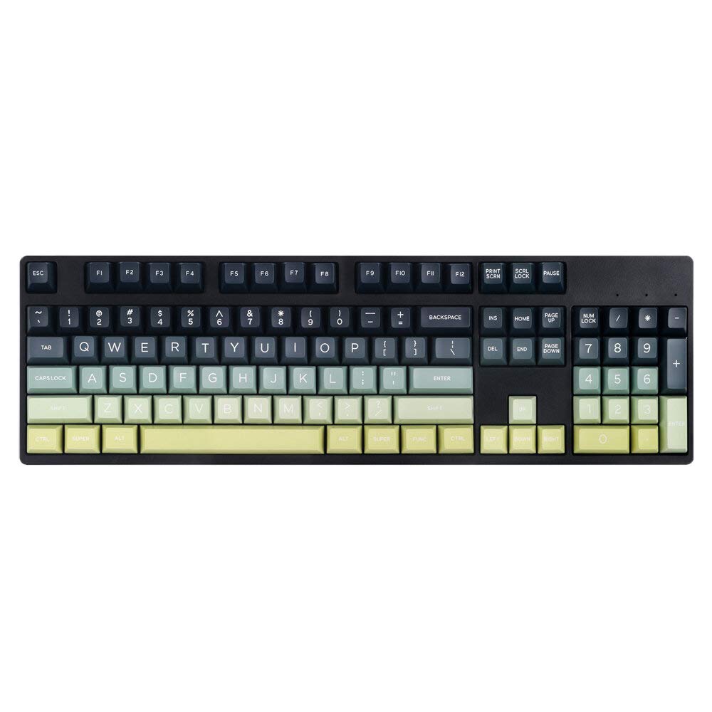 HONANA 151 Keys Polar Light Keycap Set - SA Profile ABS Double-Shot Keycaps for Mechanical Keyboards (MX Switches Compatible) - Perfect for Gaming, Typing & Custom Keyboard Builds