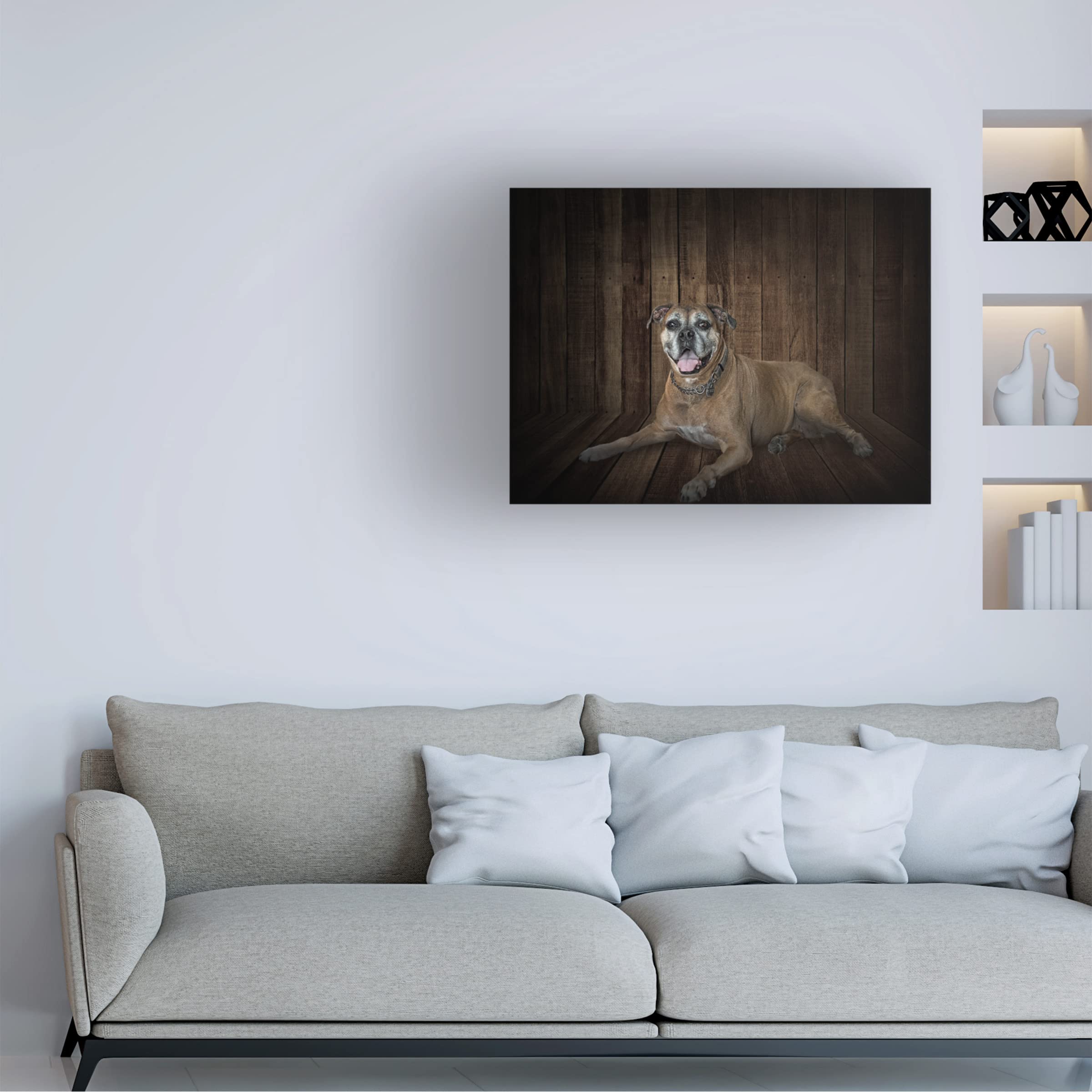 Trademark Fine Art 'Madison' Canvas Wall Art by Lori Hutchison - Elegant Home Decor for Living Room, Bedroom & Office