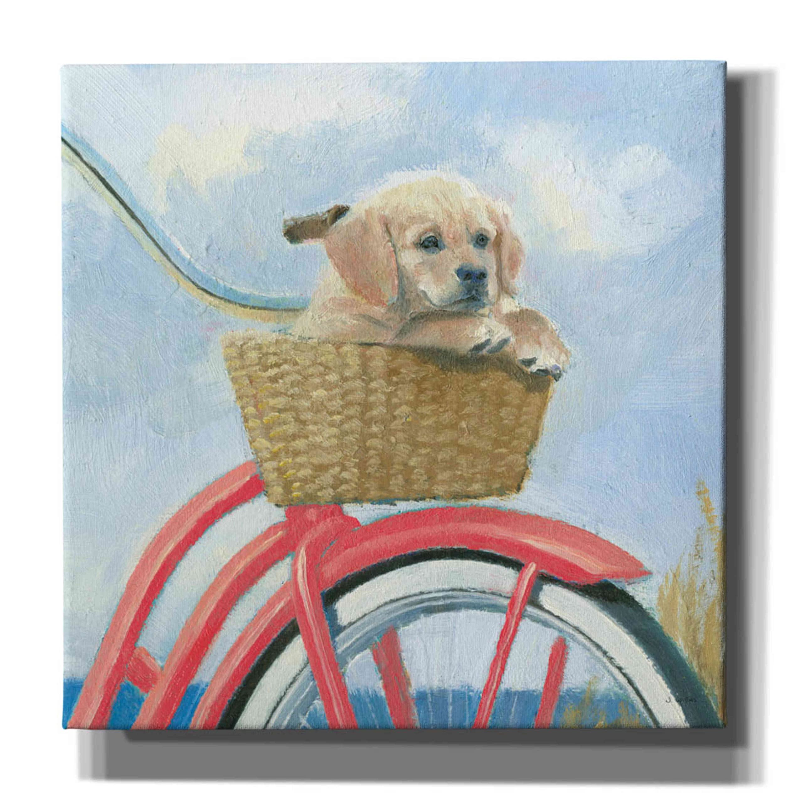 Epic Graffiti 'Beach Ride V' by James Wiens - 37x37 Inch Vibrant Canvas Wall Art for Living Room, Bedroom & Office Decor - Modern Street Art Painting for Home & Commercial Spaces