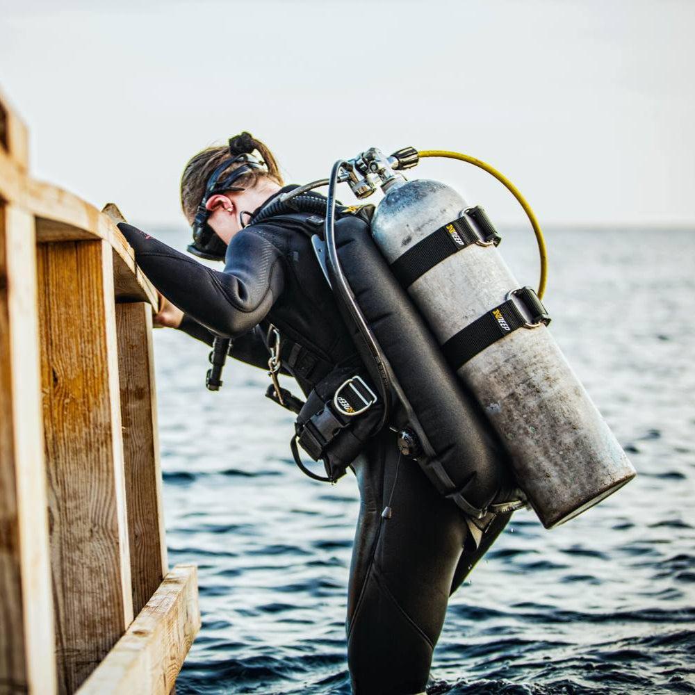 XDeep NX Ghost Deluxe Full Setup Wing System - Premium Scuba Diving BCD for Advanced Divers - Perfect for Deep Diving, Cave Exploration & Technical Diving Adventures