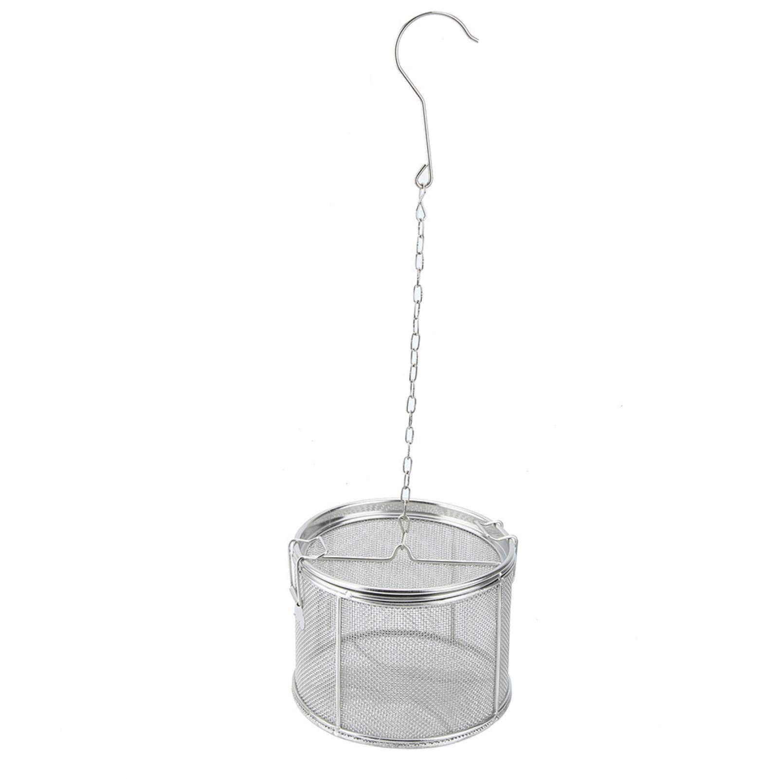 Premium Stainless Steel Tea Ball Strainer - Multi-Function Infuser for Loose Tea, Spices & Herbs - Fine Mesh Filter for Tea Making, Cooking & Soup Seasoning - Ideal for Home, Office & Camping Use (131010)