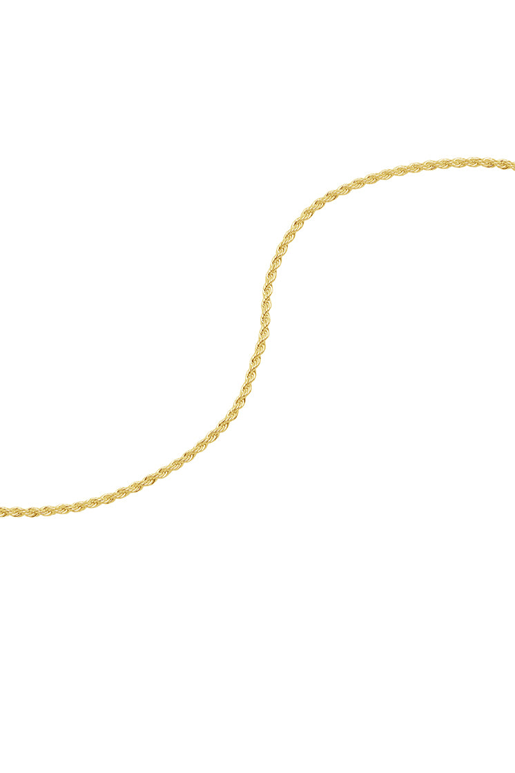 Chunky Rope Chain Anklet for Women - 14K Gold Plated Adjustable Ankle Bracelet - Boho Beach Jewelry for Summer Outfits & Vacation Accessories