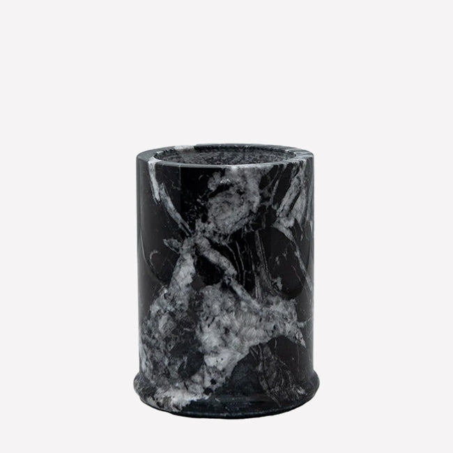 Belle de Provence Black Tumbler 3x3x4 Inches - Insulated Travel Mug for Coffee, Tea & Hot Beverages - Perfect for Office, Commute & Outdoor Adventures