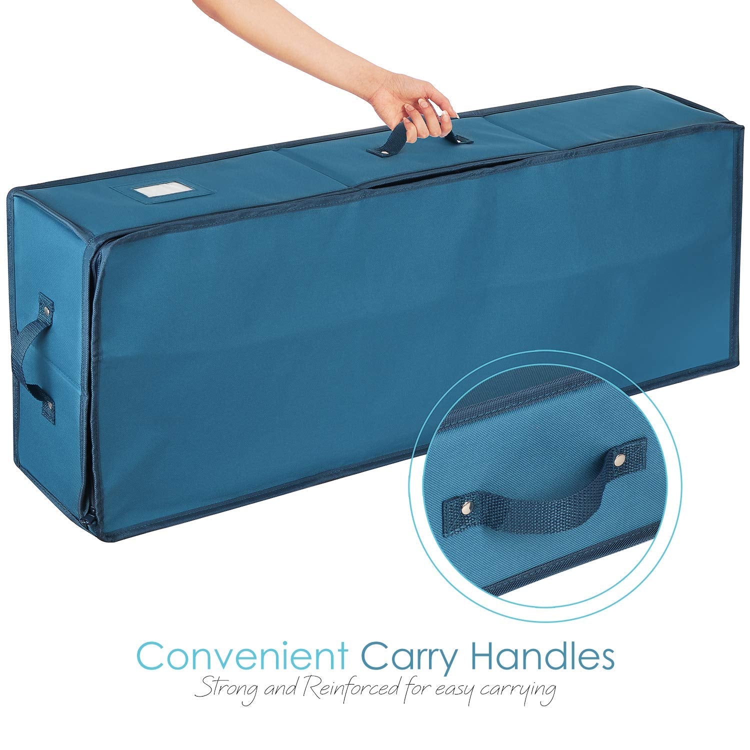 Wrapping Paper Organizer Storage Containers with Pockets - Perfect for Rolls, Ribbons & Bows - Ideal for Holiday Gift Wrapping & Craft Organization