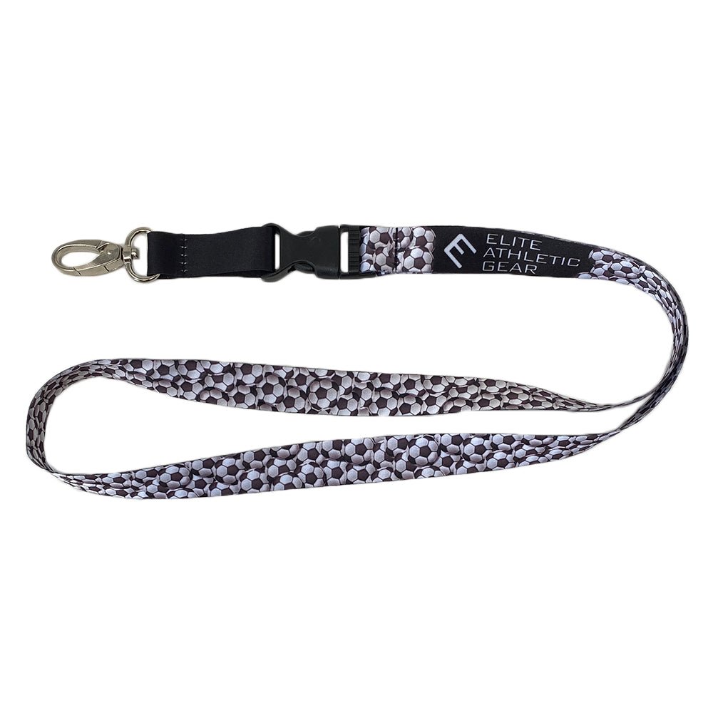 Premium Soccer Lanyard for Keys & ID Badges - Durable Sports Themed Neck Strap for Fans, Players & Coaches - Perfect for Games, Work & School