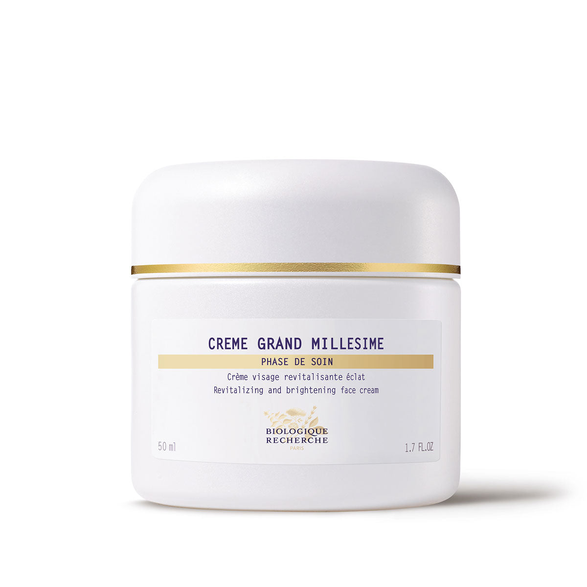 Creme Grand Millesime Revitalizing & Brightening Face Cream - 1.7oz/50ml | Anti-Aging & Hydrating Skincare for Glowing Skin | Perfect for Day & Night Use