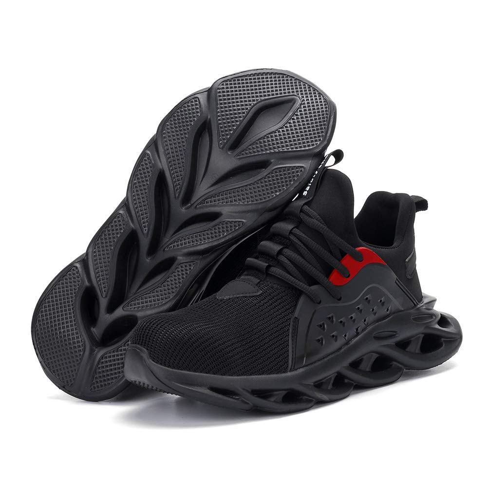 Steel Toe Safety Shoes for Men & Women - Lightweight Breathable Work Sneakers for Construction & Industrial Use - Perfect for Warehouse, Factory & Outdoor Work