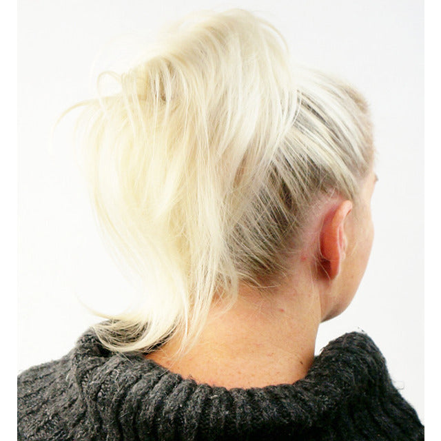 100% Human Hair Scrunchie - Soft & Durable Hair Tie for Women & Girls - Perfect for Workouts, Yoga, and Everyday Styling