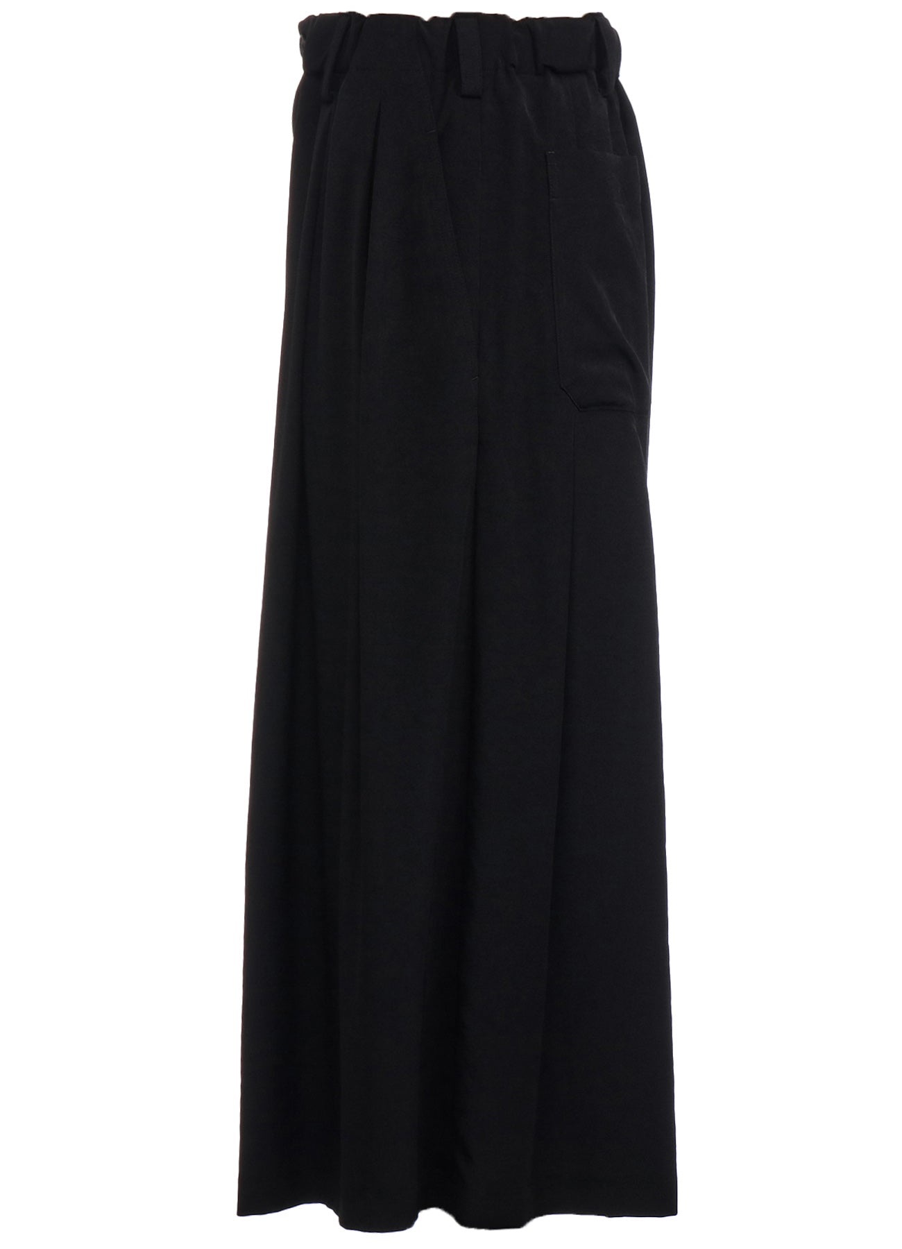 Stylish Crepe de Chine Cropped Wide Pants with Gusseted Flap Pockets - Comfortable & Trendy Women's Casual Pants for Work, Travel & Everyday Wear