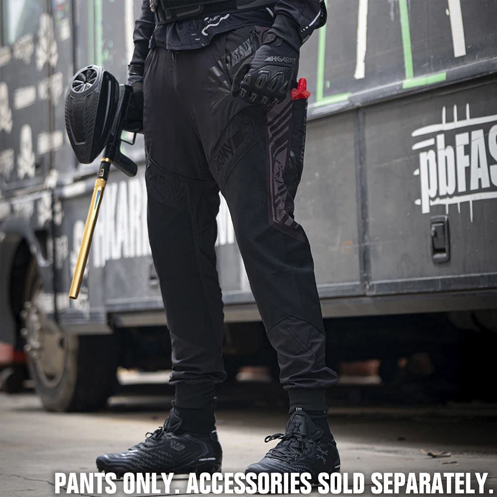 HK Army TRK Air Paintball Joggers - Breathable & Durable Tactical Pants for Paintball Players - Blackout - Medium - Perfect for Outdoor Sports & Airsoft Games