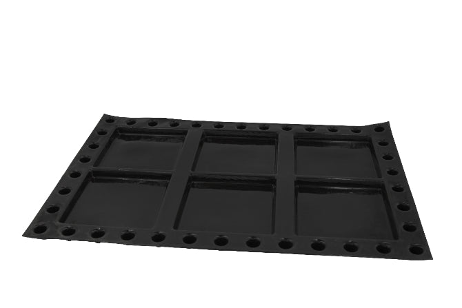 Flexipan Square Silicone Baking Mold Insert - 6 Cavity Forms for Cakes, Brownies & Desserts | Perfect for Home Baking & Professional Pastry Chefs