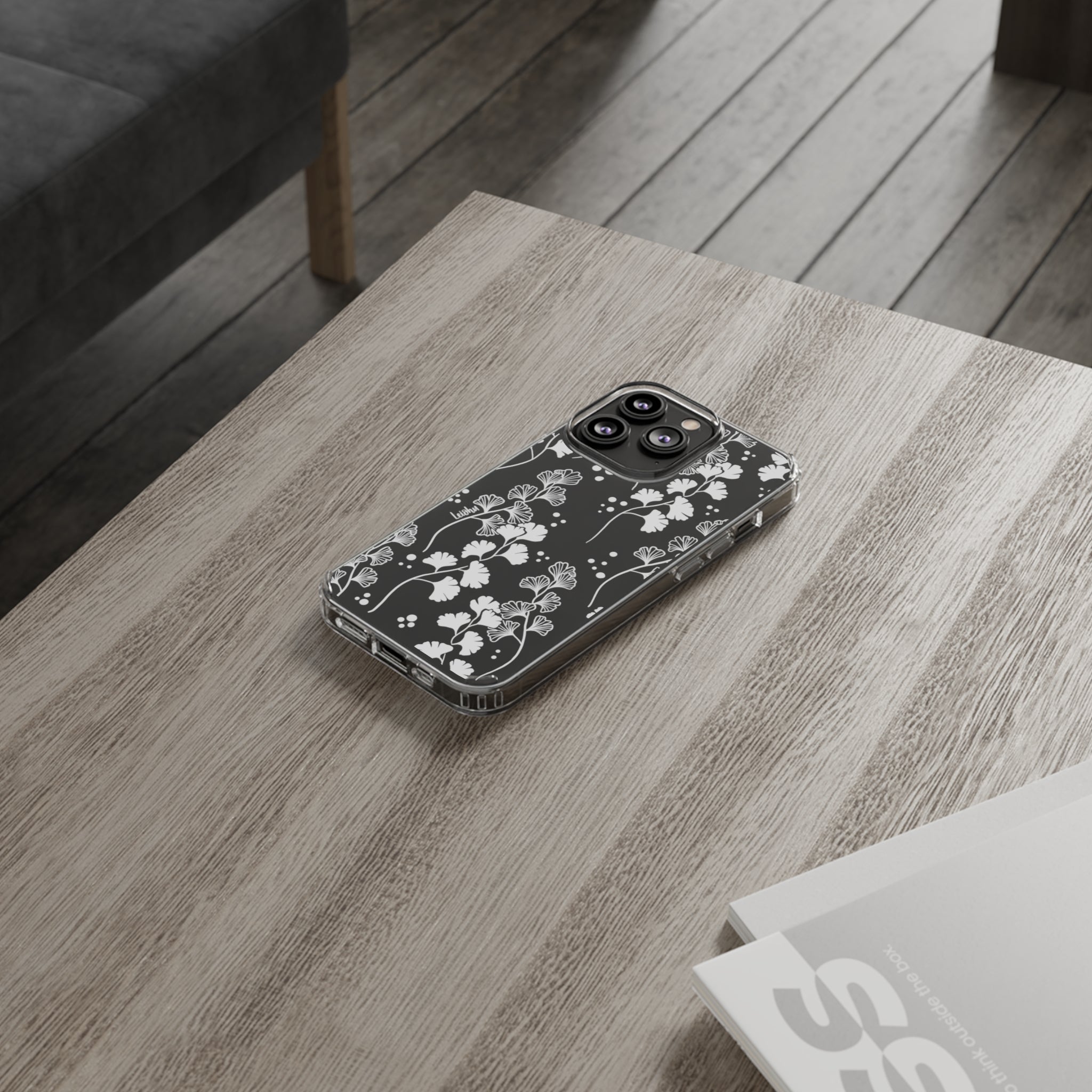 Groovy 'Iwa'iwa Clear Phone Case - Slim Protective Cover for iPhone & Samsung | Trendy Aesthetic Design for Everyday Use & Travel