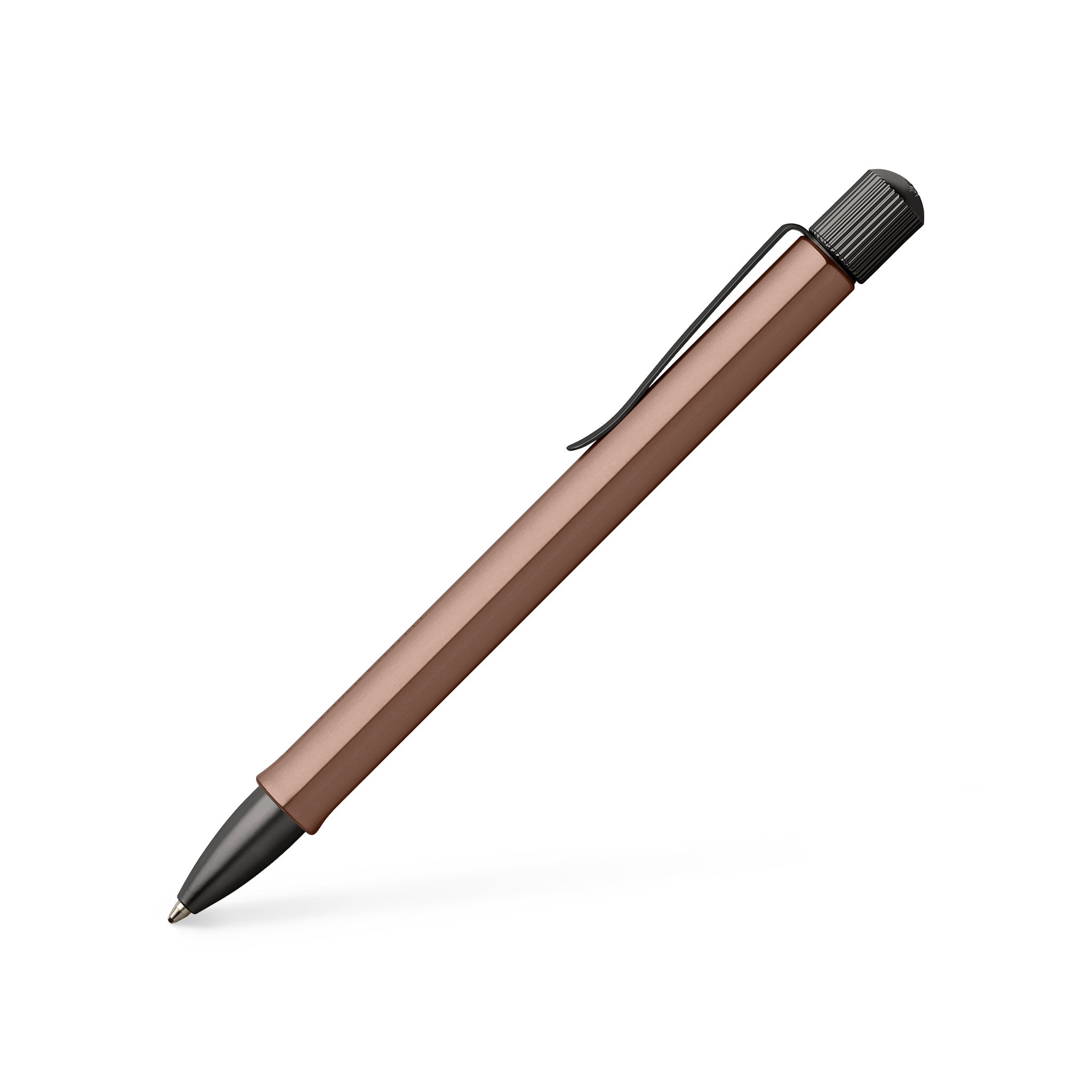 HEXO Ballpoint Pen in Bronze - Premium Writing Instrument for Smooth Writing | Ideal for Office, School & Gifts