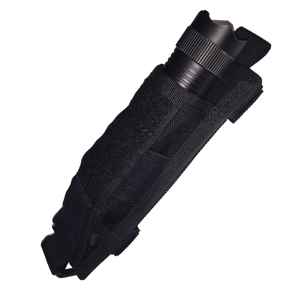 Tactical MOLLE Baton Holder Pouch - Compatible with Expandable Batons & Flashlights - Perfect for Police Duty, Security Work, and Outdoor Adventures