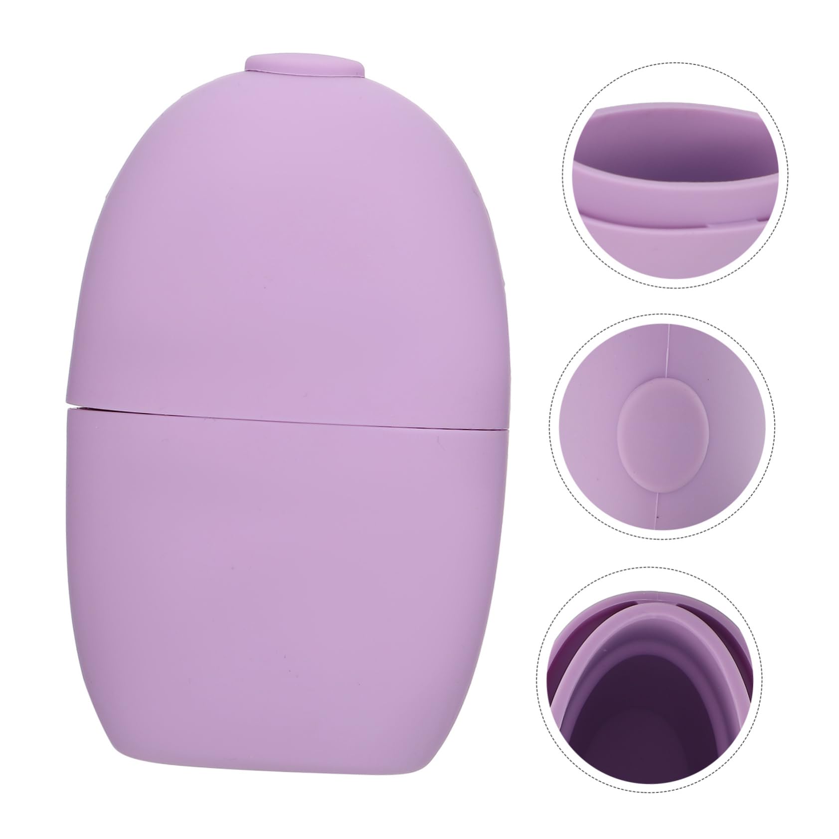 Purple Silicone Ice Face Roller for Skin Care & Facial Massage - Cooling Beauty Tool for Puffiness, Wrinkles & Glowing Skin - Perfect for Morning Routine & Post-Workout Recovery