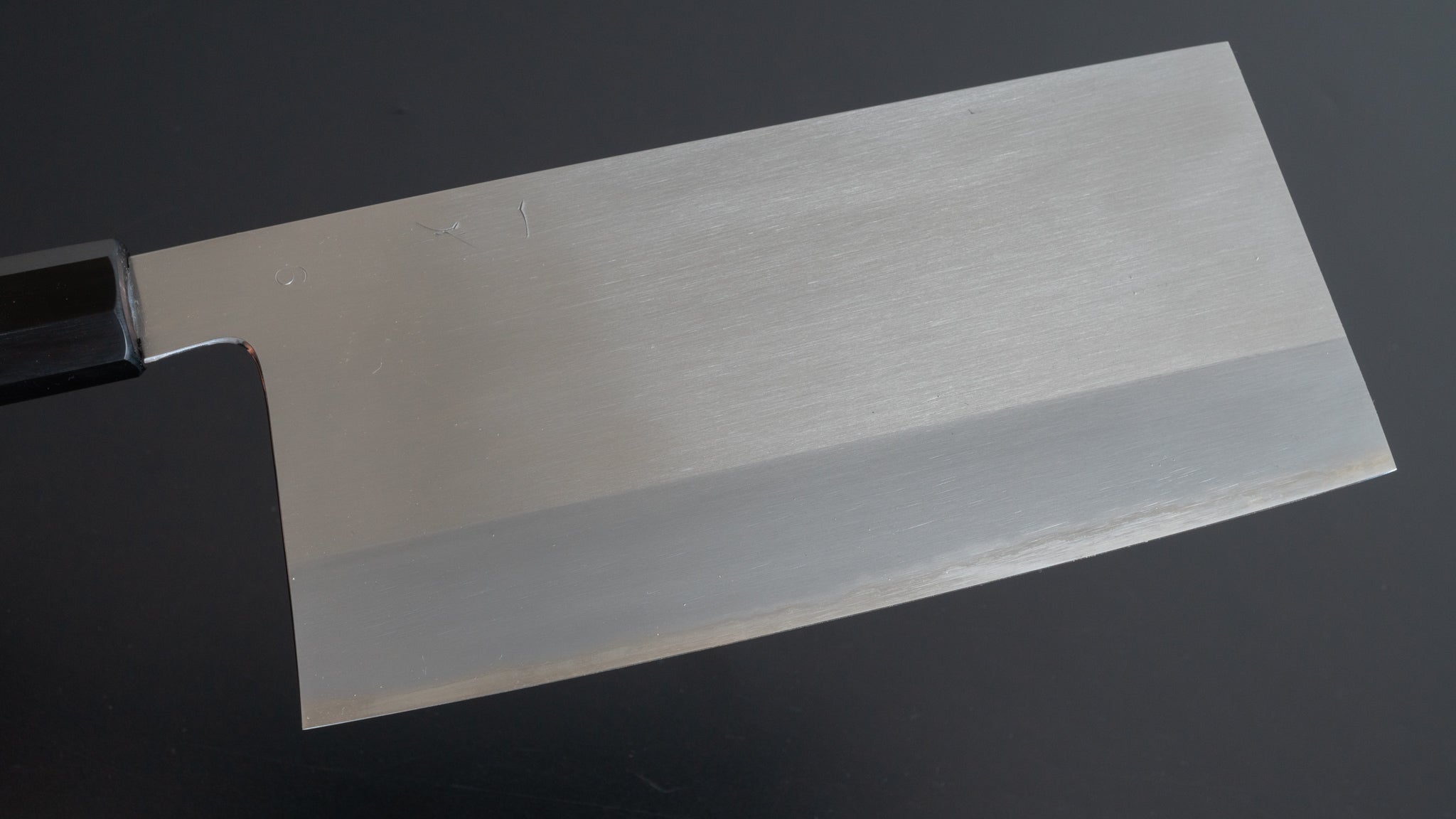 Hitohira Togashi White #1 Stainless Clad Migaki Chinese Cleaver 220mm - Professional Japanese Chef Knife with Taihei Rosewood Handle (#6) - Perfect for Slicing, Dicing & Chopping Vegetables, Meat & Herbs