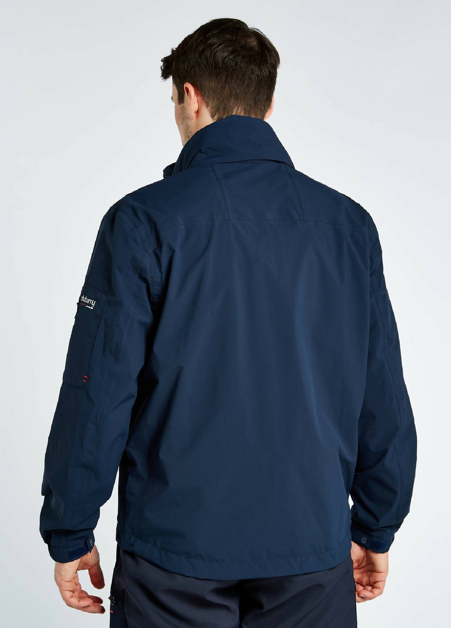 DUBARRY Croatia Waterproof Crew Jacket for Men & Women - Navy Blue Raincoat for Outdoor Activities, Hiking & Travel | Water-Resistant Windbreaker with Hood