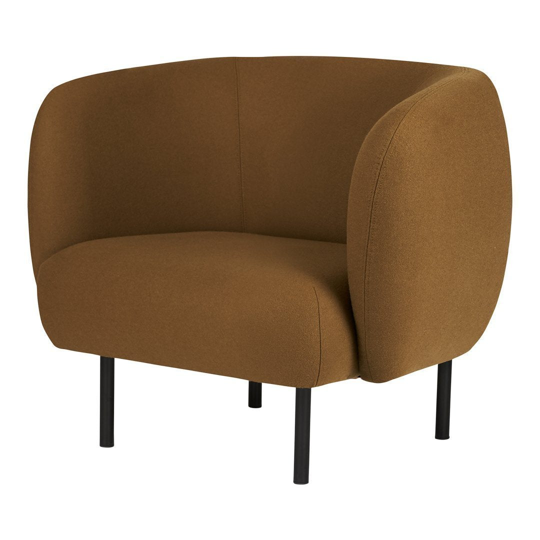 Luxury Cape Lounge Chair - Modern Accent Chair for Living Room, Bedroom & Office - Comfortable Reading Chair with Soft Cushions - Perfect for Relaxing, Napping & Home Decor