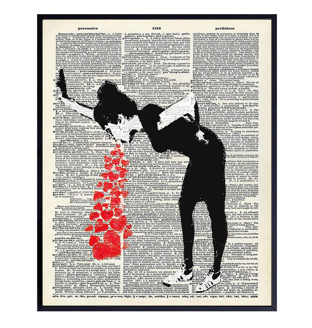 Banksy Graffiti Dictionary Art Print - 8x10 Urban Street Art Photo - Unique Gift for Mural Lovers - Unframed Wall Decor Poster for Home, Office & Dorm Room - Perfect for Art Collectors & Street Culture Enthusiasts