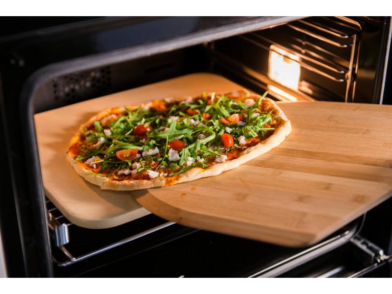 BergHOFF Leo 14.75-Inch Rectangular Cordierite Pizza Stone for Oven & Grill – Perfect for Homemade Pizza, Bread Baking & Even Cooking