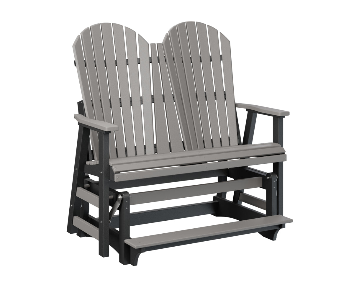 Berlin Gardens ComfoBack Double Counter Glider - Outdoor Patio Swing Bench for Porch, Garden, Deck & Backyard Relaxation