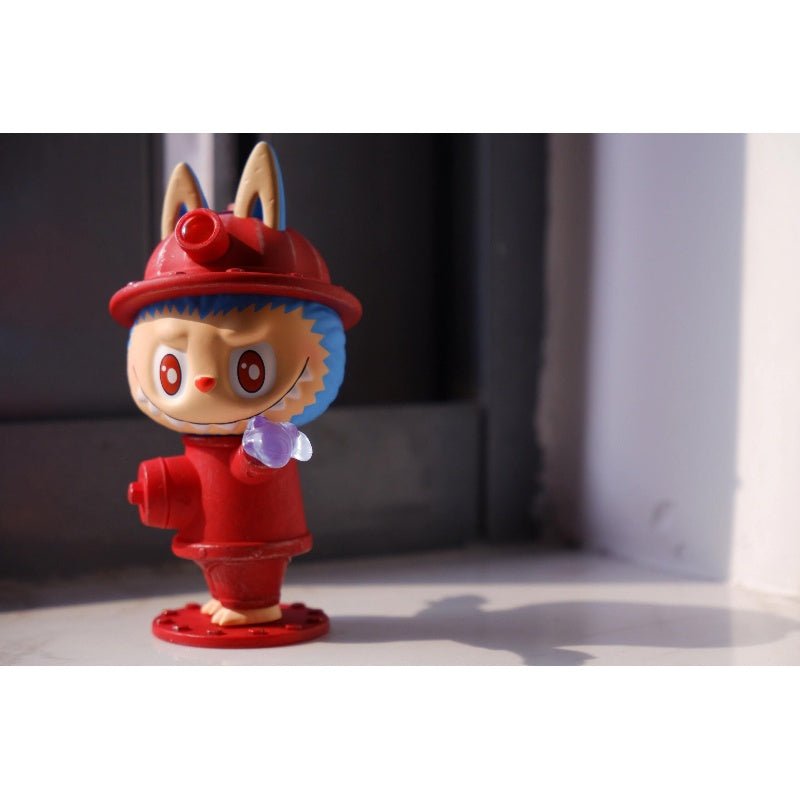 Labubu The Monsters Almost Hidden Series Fire Hydrant - Cute Collectible Vinyl Figure for Home Decor, Office Display & Pop Culture Enthusiasts