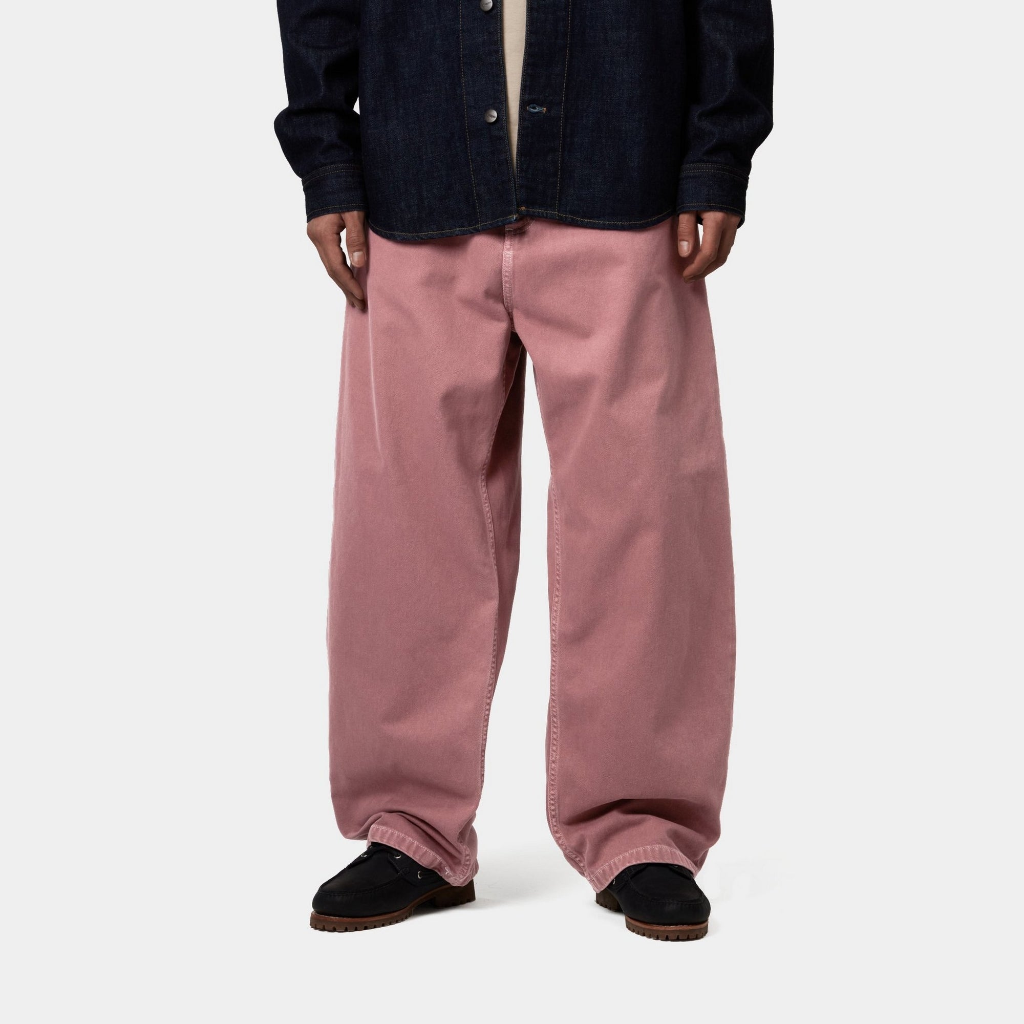 Brandon Twill Pants for Women - Stone Dyed Dusky Pink Casual Trousers | Perfect for Office, Travel & Everyday Wear