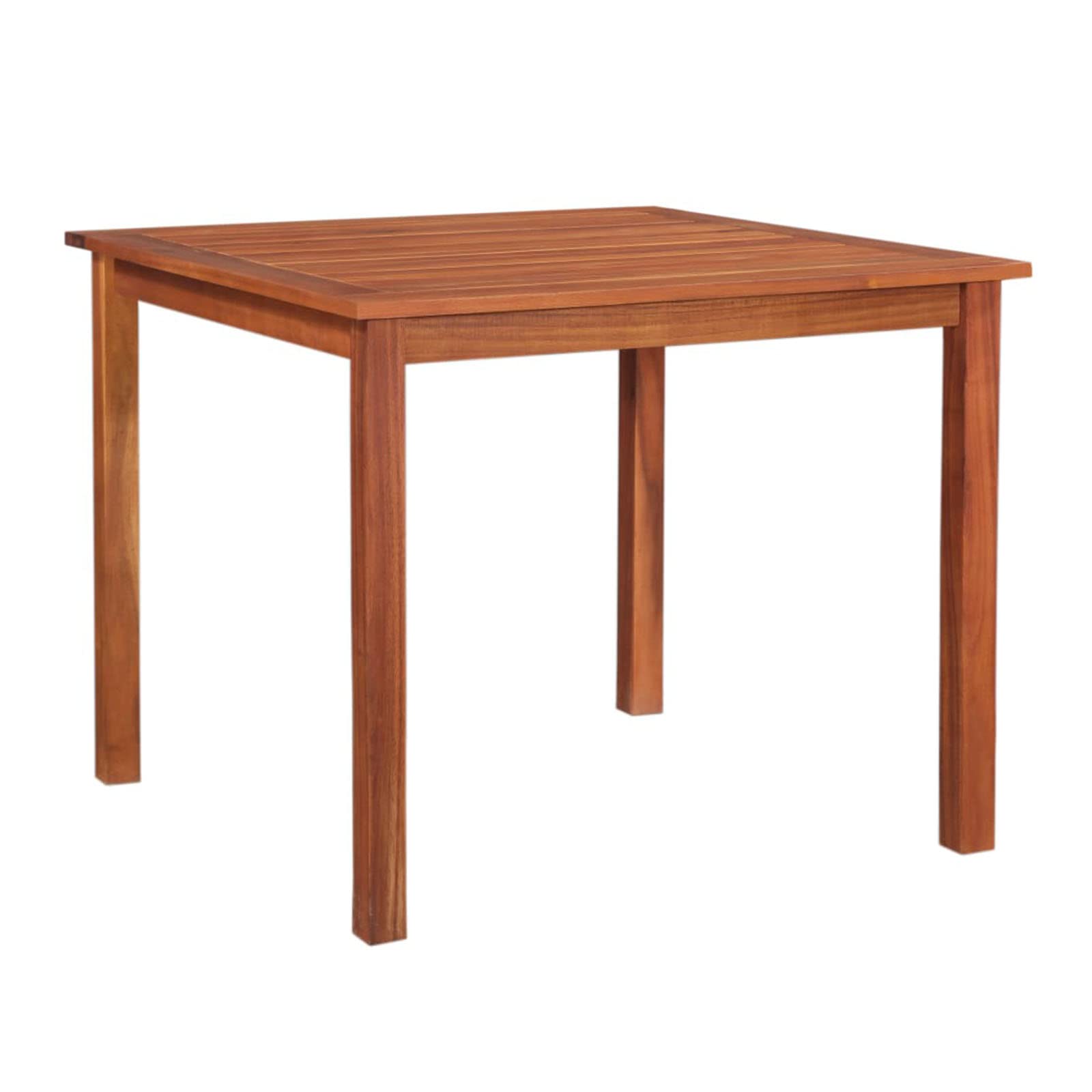 Rustic Wood Square Dining Table 33.5