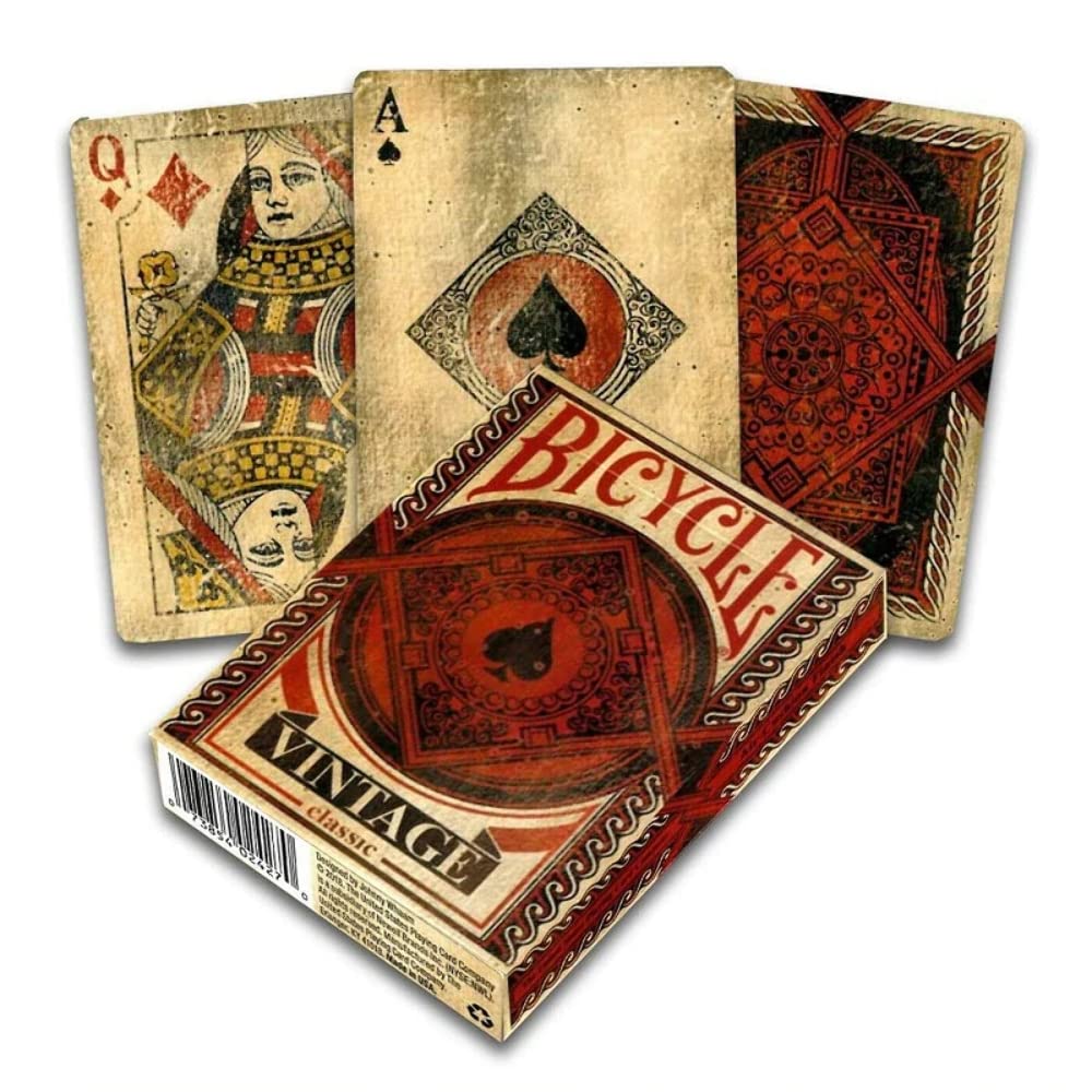 Vintage Bicycle Playing Cards - Classic Deck for Magic Tricks, Card Games & Collectibles | Perfect for Poker, Blackjack, Solitaire & Close-up Magic Performances